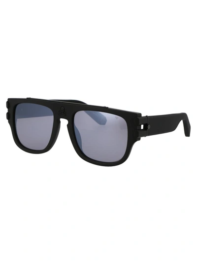 Shop Philipp Plein Sunglasses In 703m Matte Black