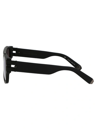 Shop Philipp Plein Sunglasses In 703m Matte Black