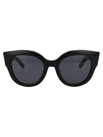 Philipp Plein Sunglasses In 0700 Black