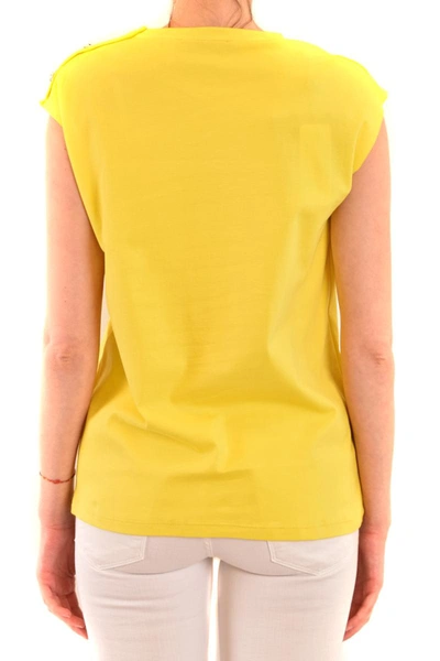 Shop Philipp Plein T-shirts In Yellow
