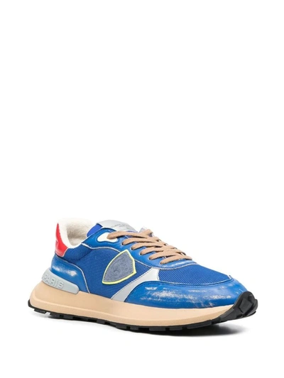 Shop Philippe Model Antibes Running Sneakers - Bluette