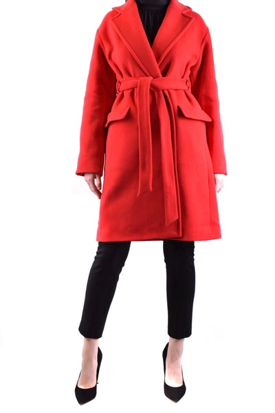 Shop Pinko Coats In Red