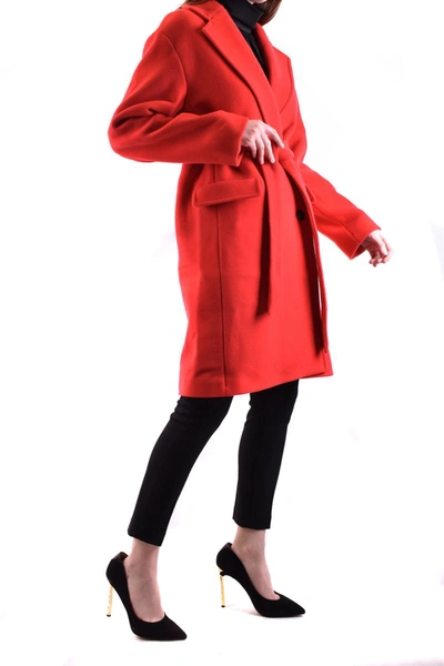 Shop Pinko Coats In Red