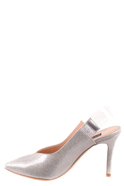 Shop Pinko Sandals In Silver