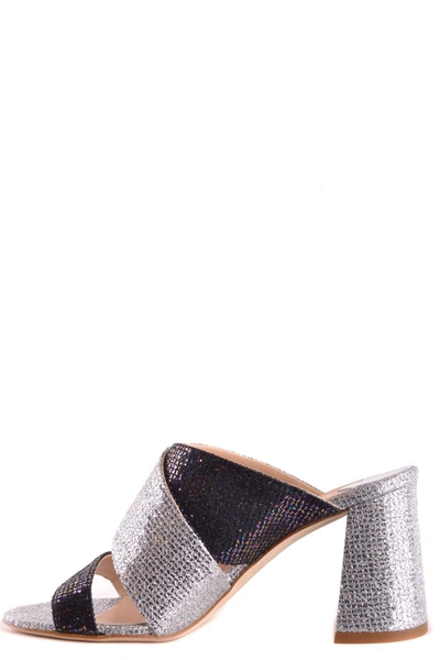 Shop Polly Plume Sandals In Silver