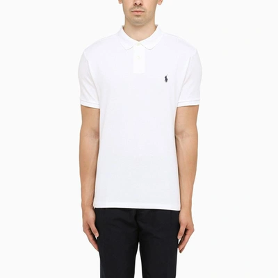 Shop Polo Ralph Lauren Polo Shirt With Logo In White