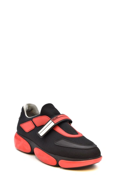 Shop Prada Sneaker In Black