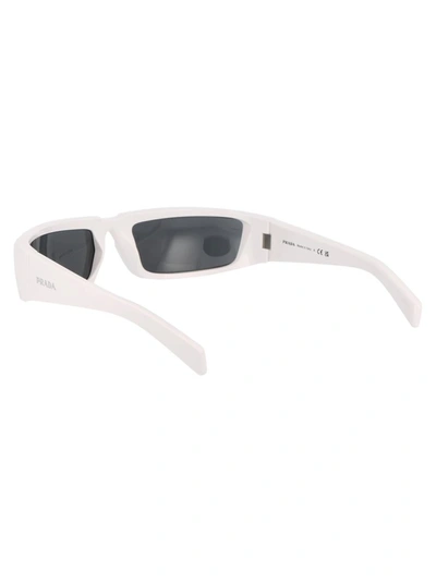 Shop Prada Sunglasses In 4615s0 White