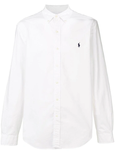 Shop Ralph Lauren Logo Shirt In White