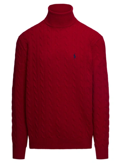 Red polo turtleneck sale