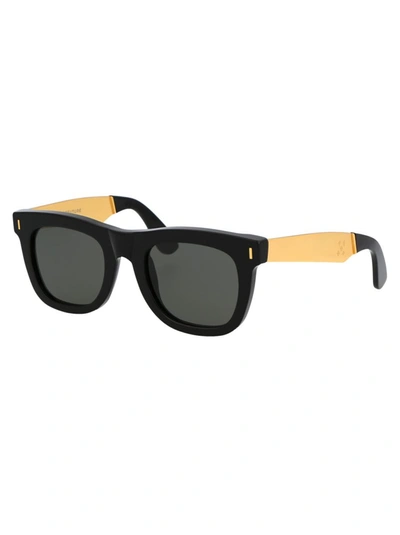 Shop Retrosuperfuture Sunglasses In Francis Black