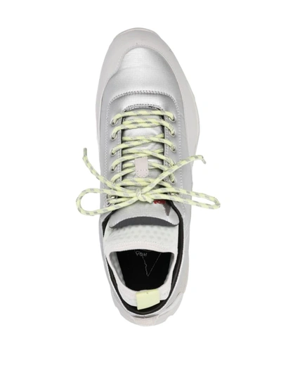 Shop Roa Neal Sneakers In Silver