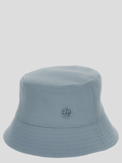 Shop Ruslan Baginskiy Rb Bucket Hat In <p> Rb Bucket Hat In Light Blue Wool