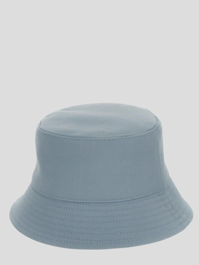 Shop Ruslan Baginskiy Rb Bucket Hat In <p> Rb Bucket Hat In Light Blue Wool