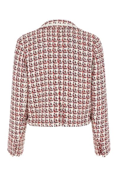 Ferragamo Patterned Boxy Jacket In Printed
