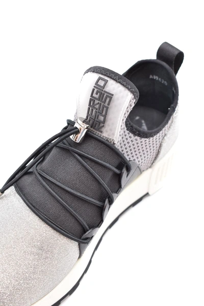 Sergio Rossi Sneakers In Silver