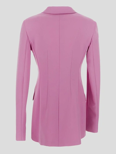 Shop Sportmax Frizzo Jacket In <p> Frizzo Jacket In Pink Polyamide Blend