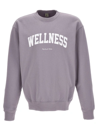 Shop Sporty And Rich Sporty & Rich 'fitness' Sweatshirt In Purple