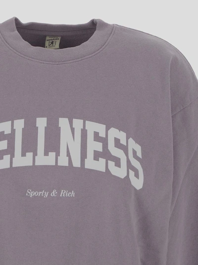 Shop Sporty And Rich Sporty & Rich Wellness Print Sweatshirt