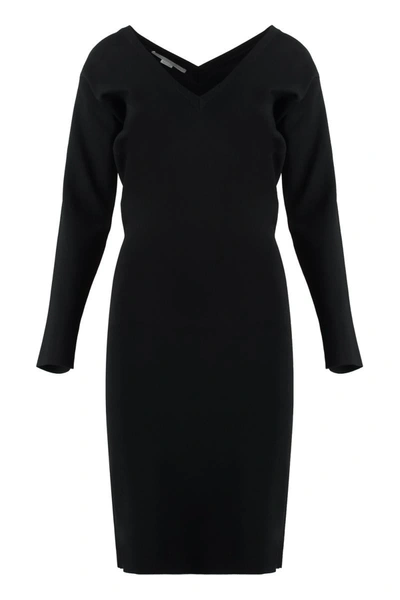 Shop Stella Mccartney Viscose Dress In Black