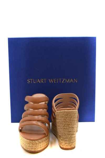 Shop Stuart Weitzman Sandals In Beige