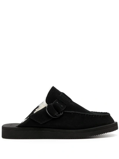 Shop Suicoke Lemi Mab Shoes In Blk Black