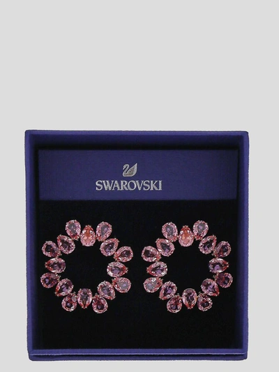 Shop Swarovski Swaroski Bijoux In <p> Rose Gold-tone Earrings With Pear Cut Crystals