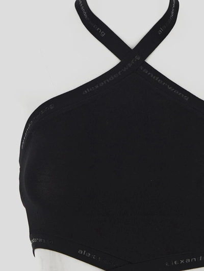 Shop Alexander Wang T T By Alexander Wang Halter Top In Black