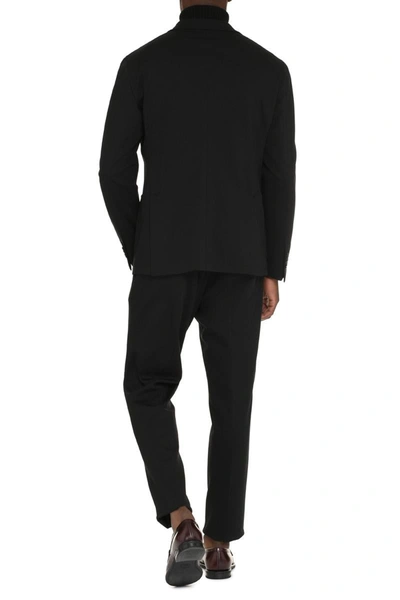 Shop Tagliatore Two-piece Suit In Black