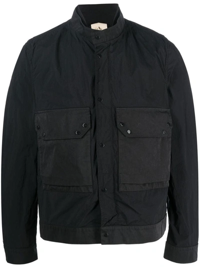 Shop Ten C Bomber Jacket With Pockets In Black