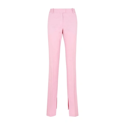 Shop Attico The   Abram Pants In Pink &amp; Purple