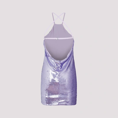Shop Attico The   Audrey Mini Dress In Pink &amp; Purple