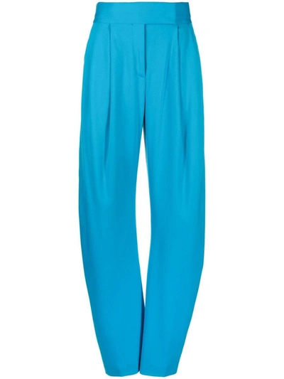 Shop Attico The  'gary' Trousers In Blue