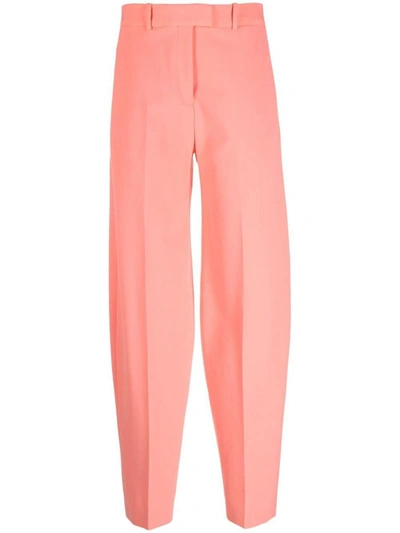 Shop Attico The  'jagger' Tapered Trousers In Pink