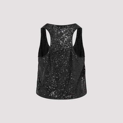 Shop Tom Ford All Over Sequins Tank Top In Black