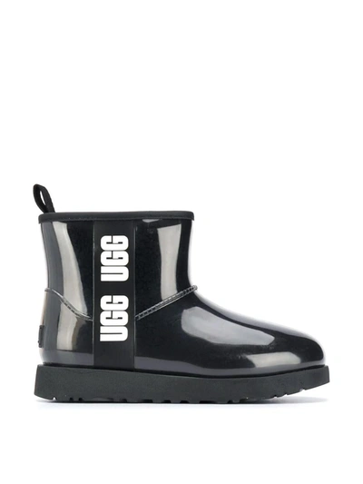 Shop Ugg Classic Clear Mini Boots In Black