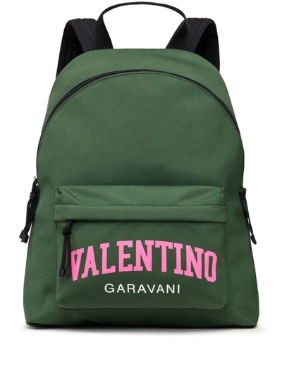 Shop Valentino Garavani Backpack Bags In Green