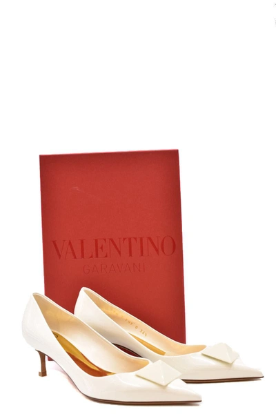 Shop Valentino Garavani Decollete In White