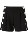 BOUTIQUE MOSCHINO buttoned pleated shorts,DRYCLEANONLY