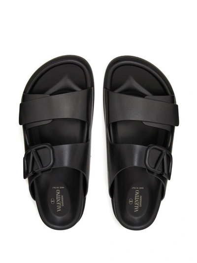 Shop Valentino Garavani Sandals Shoes In Black