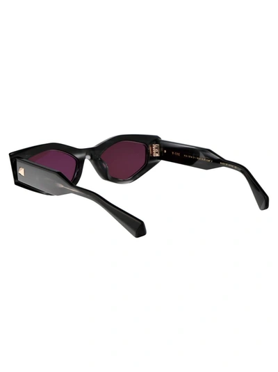 Shop Valentino Garavani Sunglasses In 101a Blk - Gld
