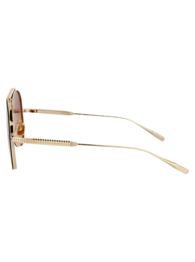 Valentino Garavani Light Gol Titanium Sunglasses In Orange