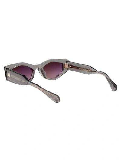 Shop Valentino Garavani Sunglasses In 101c Gry - Gld
