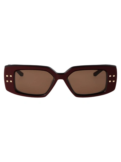 Shop Valentino Garavani Sunglasses In 108b Bdx - Gld