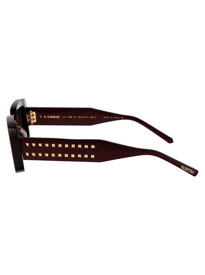 Valentino V - Cinque Sunglasses In 108b Bdx - Gld