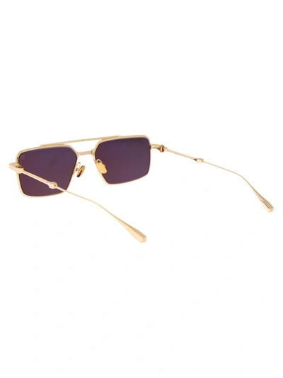 Shop Valentino Garavani Sunglasses In 111b Gld - Brn