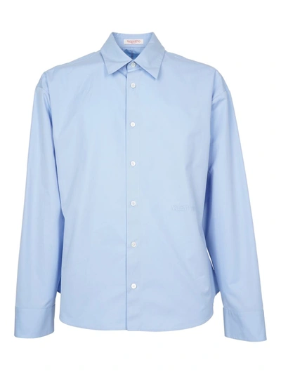 Shop Valentino Shirt Clothing In Blue