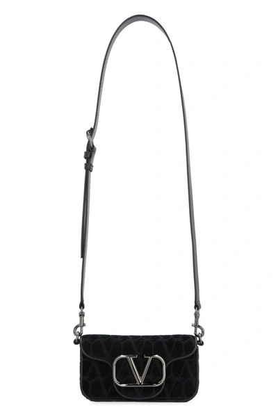 Shop Valentino Garavani - Locò Mini Crossbody Bag In Black