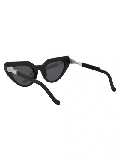 Shop Vava Sunglasses In Matte Black|silver Flex Hinges|black Lenses