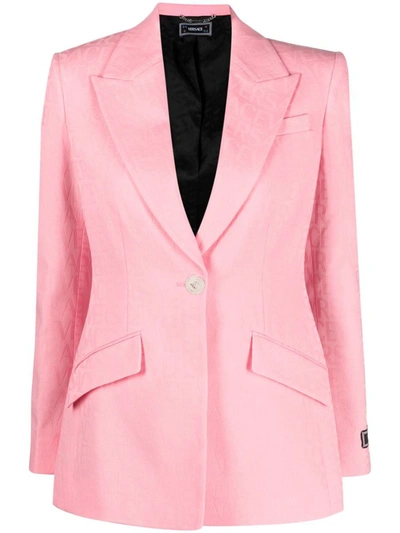 Shop Versace Jackets In Pink
